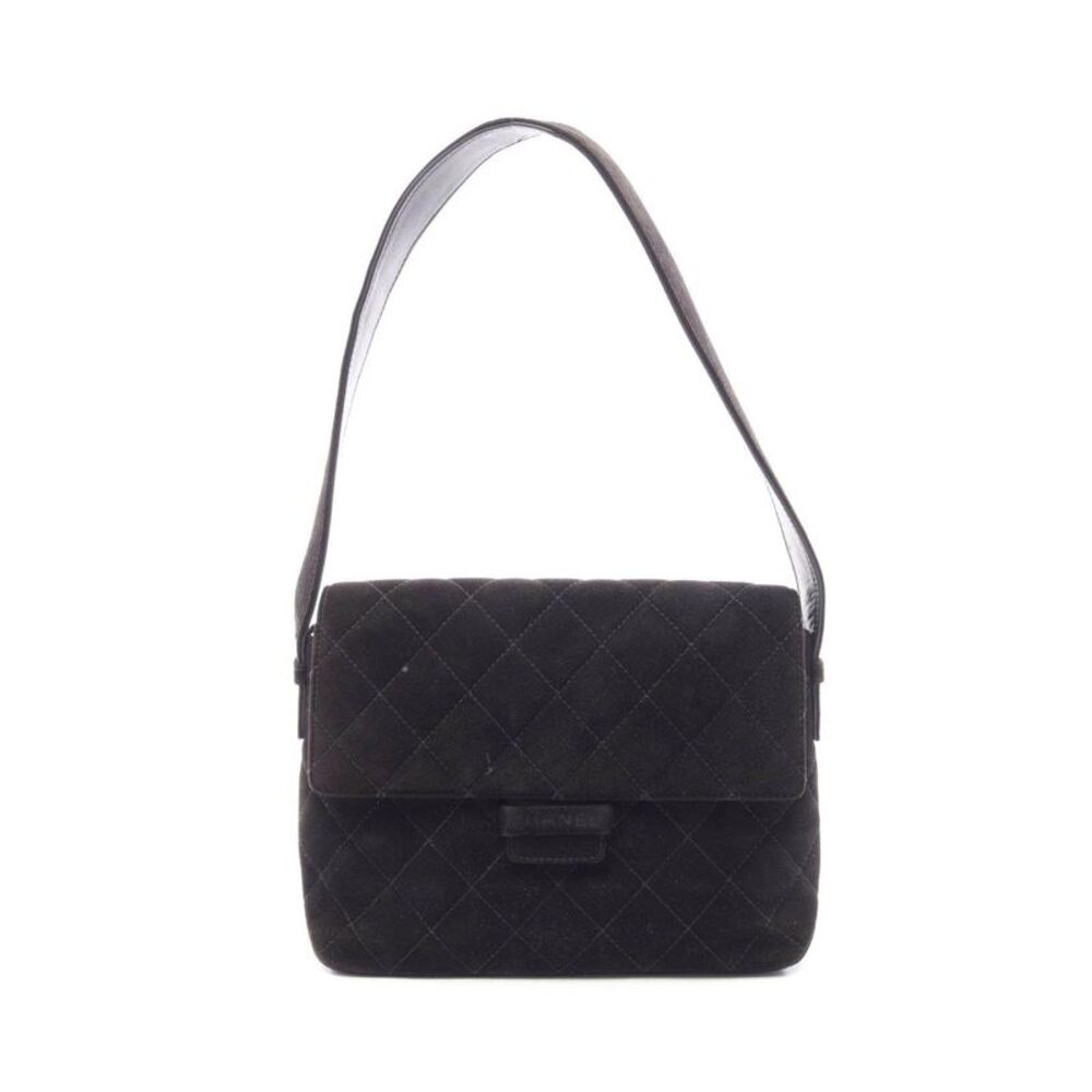 Chanel Matelasse Suede Shoulder Bag